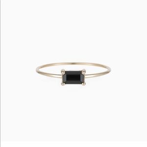 Jennie Kwon Designs | E.O.W Ring | Onyx ring 14K Yellow gold